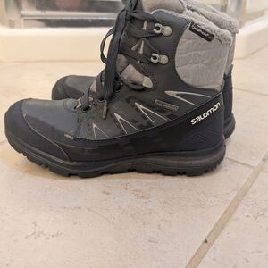 Salomon Gray Winter Boots